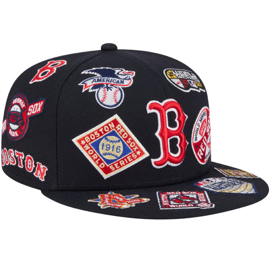 Cappello New Era 59Fifty All Over 28040 BOSRED