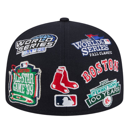Cappello New Era 59Fifty All Over 28040 BOSRED