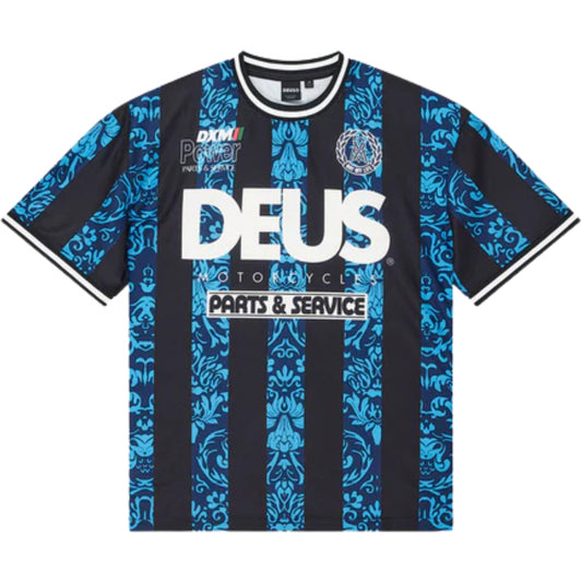 Maglietta Deus Ex Machina Nouveau Moto Tee BLU