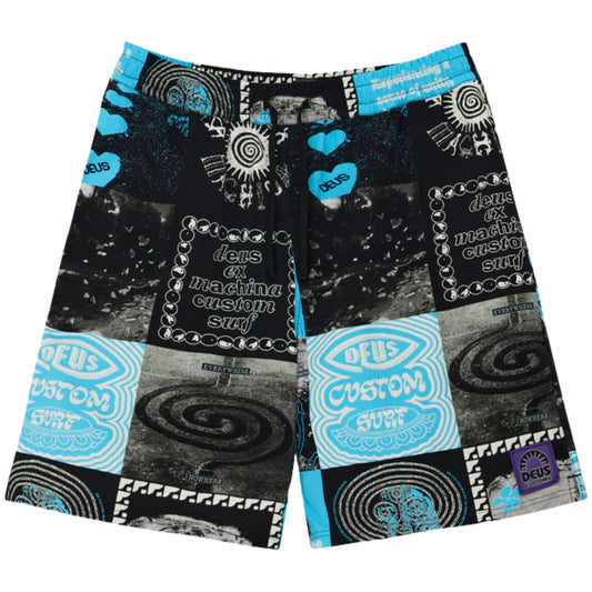 Pantaloncino Deus Ex Machina Washed Away Swim Shor MULTICOLOR