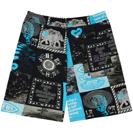 Pantaloncino Deus Ex Machina Washed Away Swim Shor MULTICOLOR