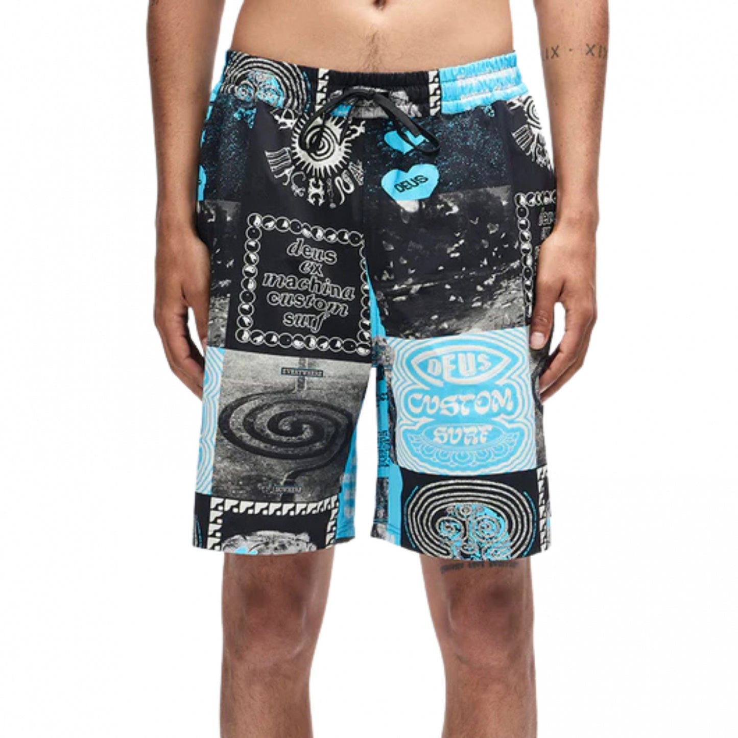 Pantaloncino Deus Ex Machina Washed Away Swim Shor MULTICOLOR