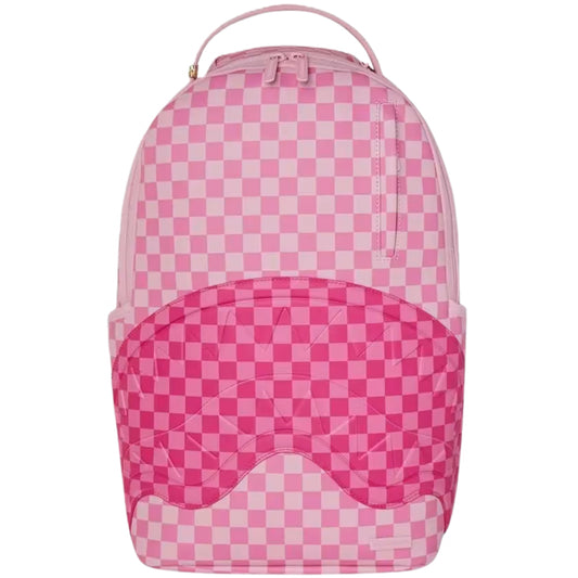 Zaino Sprayground Pink Shark In Paris Patch Backpa UNICO