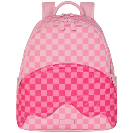 Zainetto Sprayground Pink Shark In Paris Patch Bac UNICO