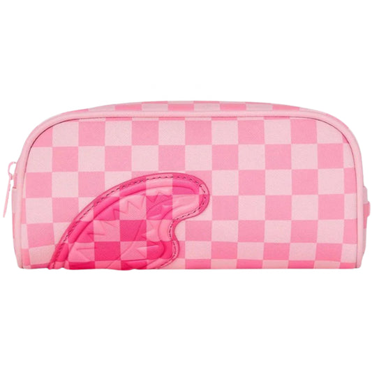 Astuccio Sprayground Pink Shark In Paris Patch Po UNICO