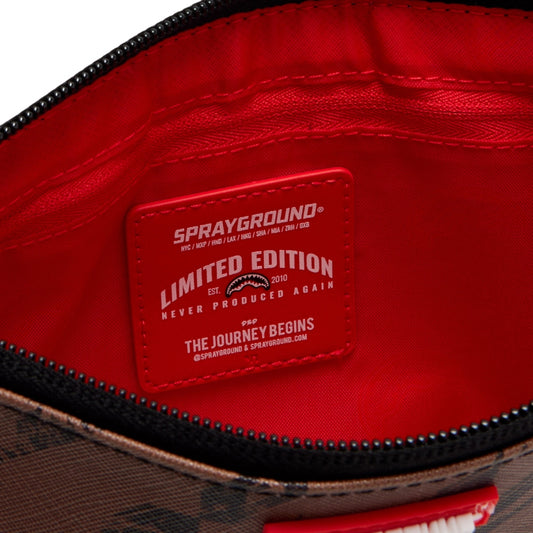 Pouchette Sprayground Smeared Grunge Crossover Clu UNICO