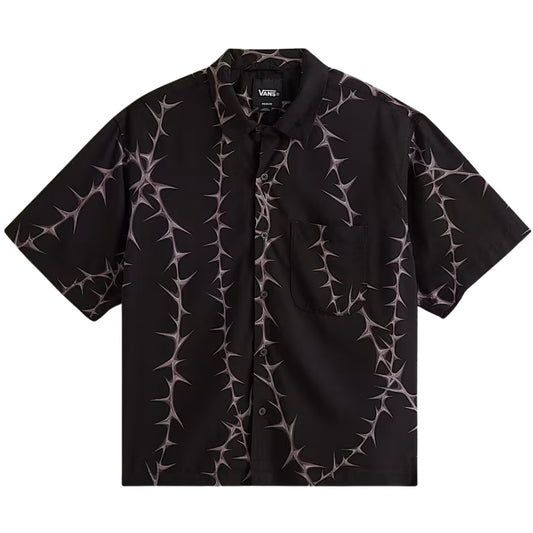 Camicia Vans Van Doren Printed Camp Shirt NERO