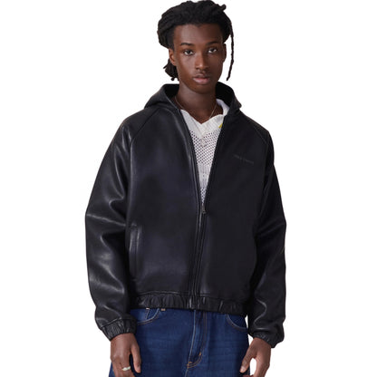 Giacca Daily Paper PU Scuba Jacket NERO