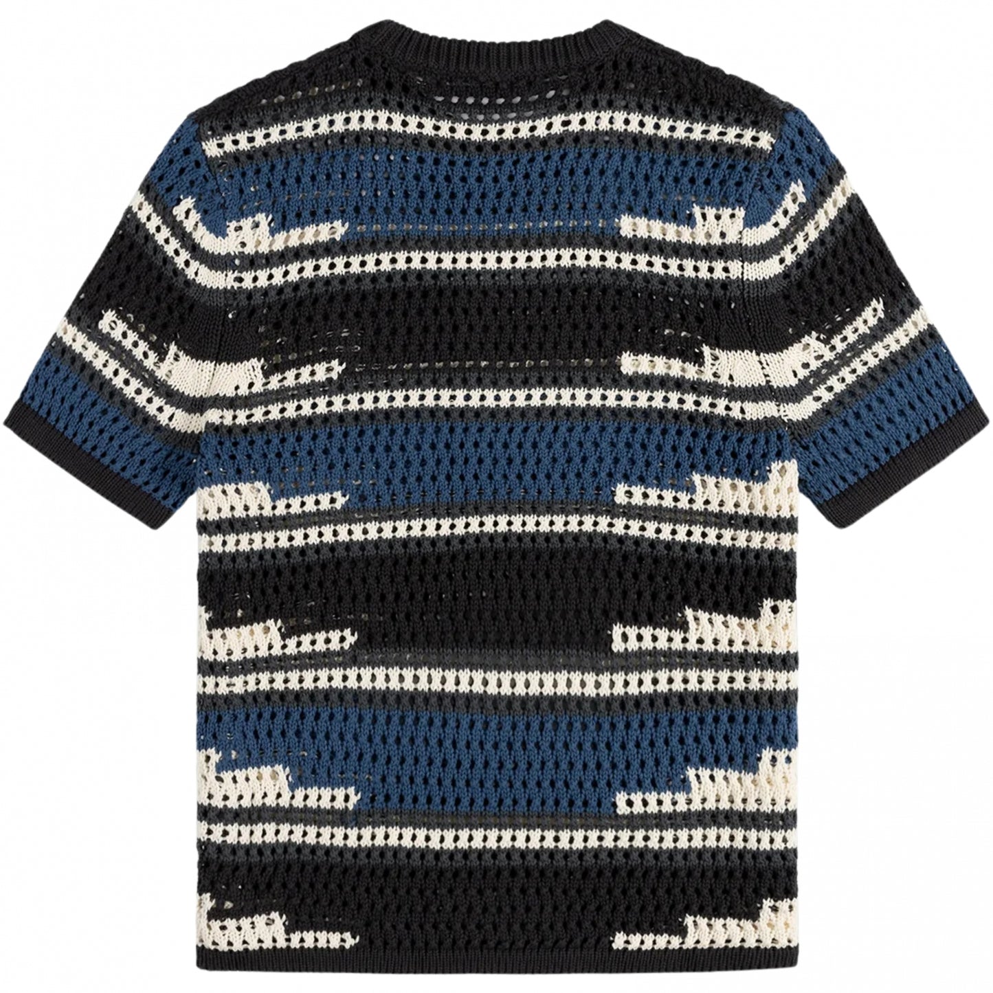 Camicia Daily Paper Kente Stripe Knit Shirt GRIGIO
