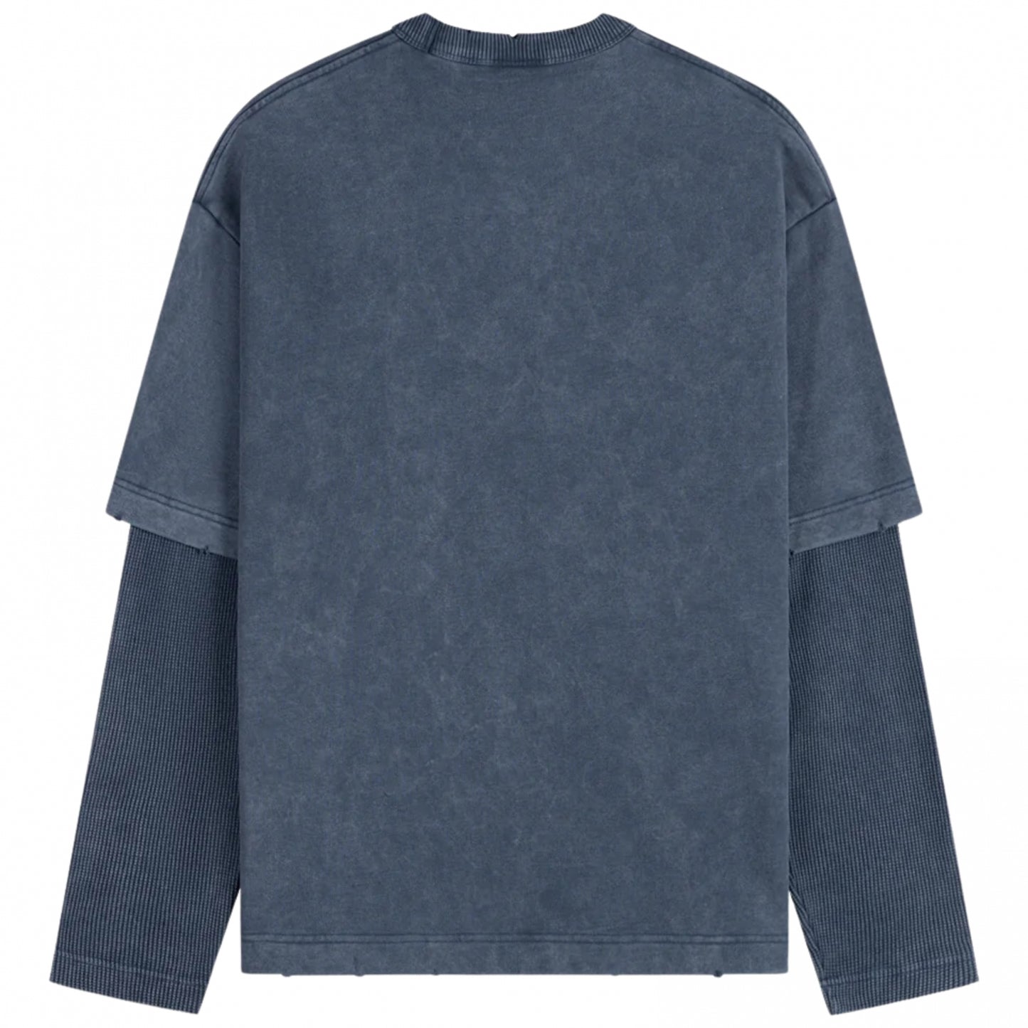 Maglietta Daily Paper Layered LS Tee BLU