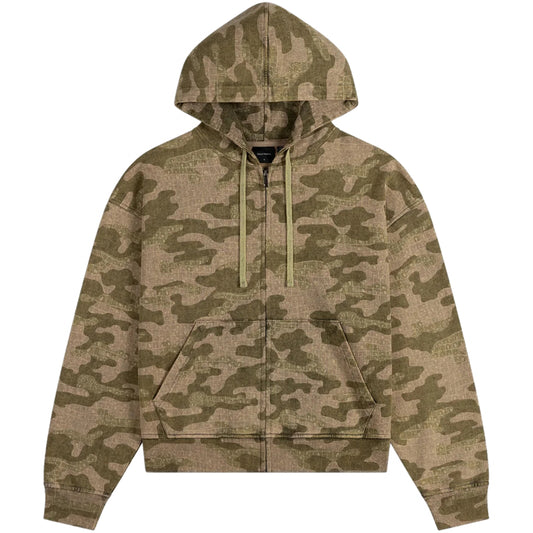 Felpa Daily Paper Boxy Camo Zip Up Hoodie UNICO