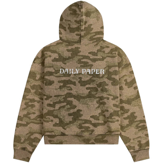 Felpa Daily Paper Boxy Camo Zip Up Hoodie UNICO