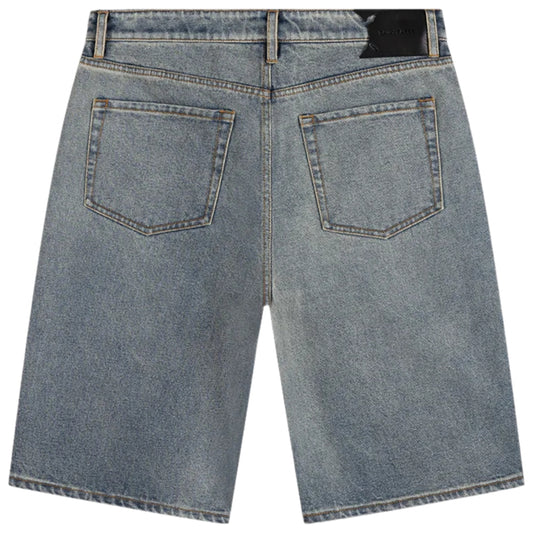 Pantaloncino Daily Paper Compact Shield Embroidery DENIM