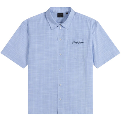 Camicia Daily Paper Script SS Shirt BLU