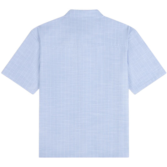 Camicia Daily Paper Script SS Shirt BLU