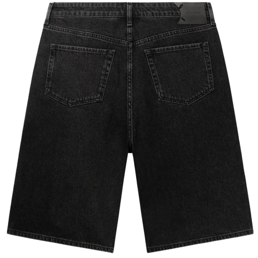 Pantaloncino Daily Paper Laser Monogram Denim Shor NERO