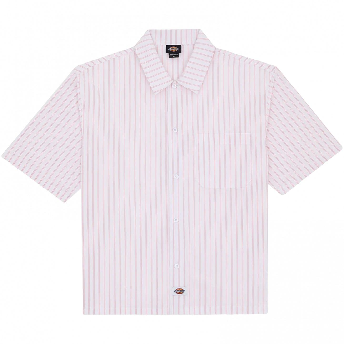 Camicia Dickies Venedocia Stripe Shirt SS BIANCO