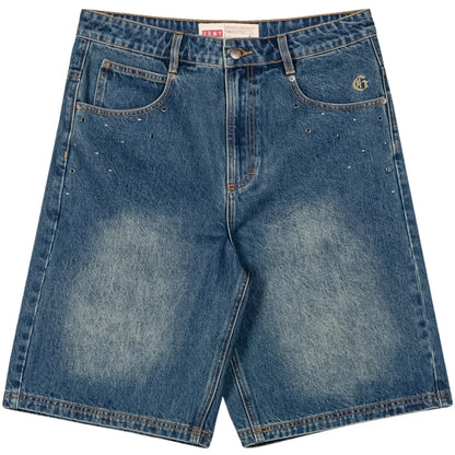 Pantaloncino Grimey Baggy Denim Shorts BLU