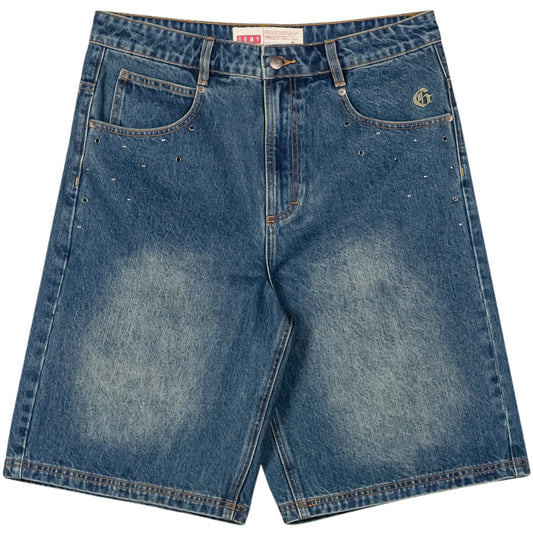Pantaloncino Grimey Baggy Denim Shorts BLU