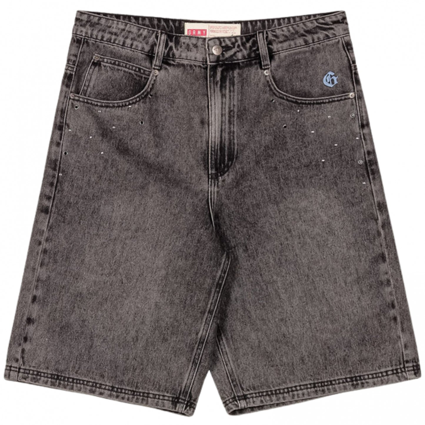Pantaloncino Grimey Baggy Denim Shorts NERO