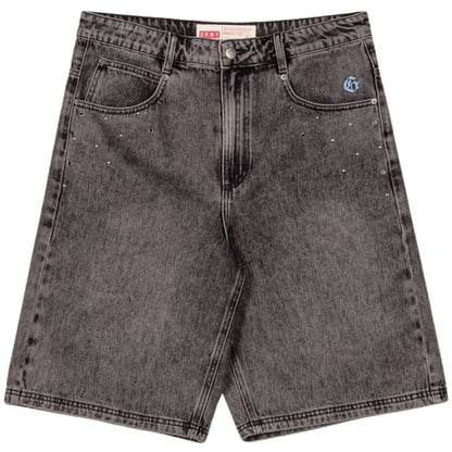 Pantaloncino Grimey Baggy Denim Shorts NERO