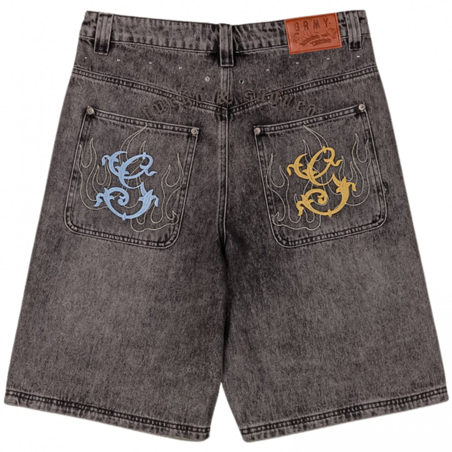 Pantaloncino Grimey Baggy Denim Shorts NERO
