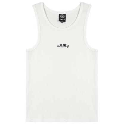 Canotta Grimey Fitted Tank Top OFF WHITE