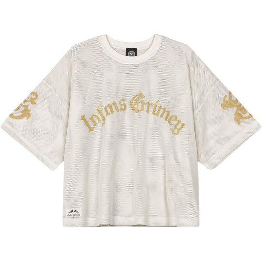 Maglietta Grimey Mesh Boxy Tee OFF WHITE