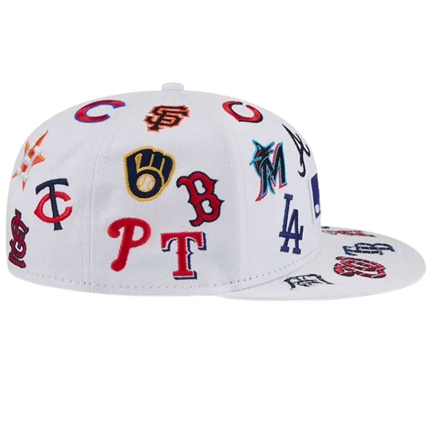 Cappello New Era 59Fifty All Over 28040 MLB BIANCO