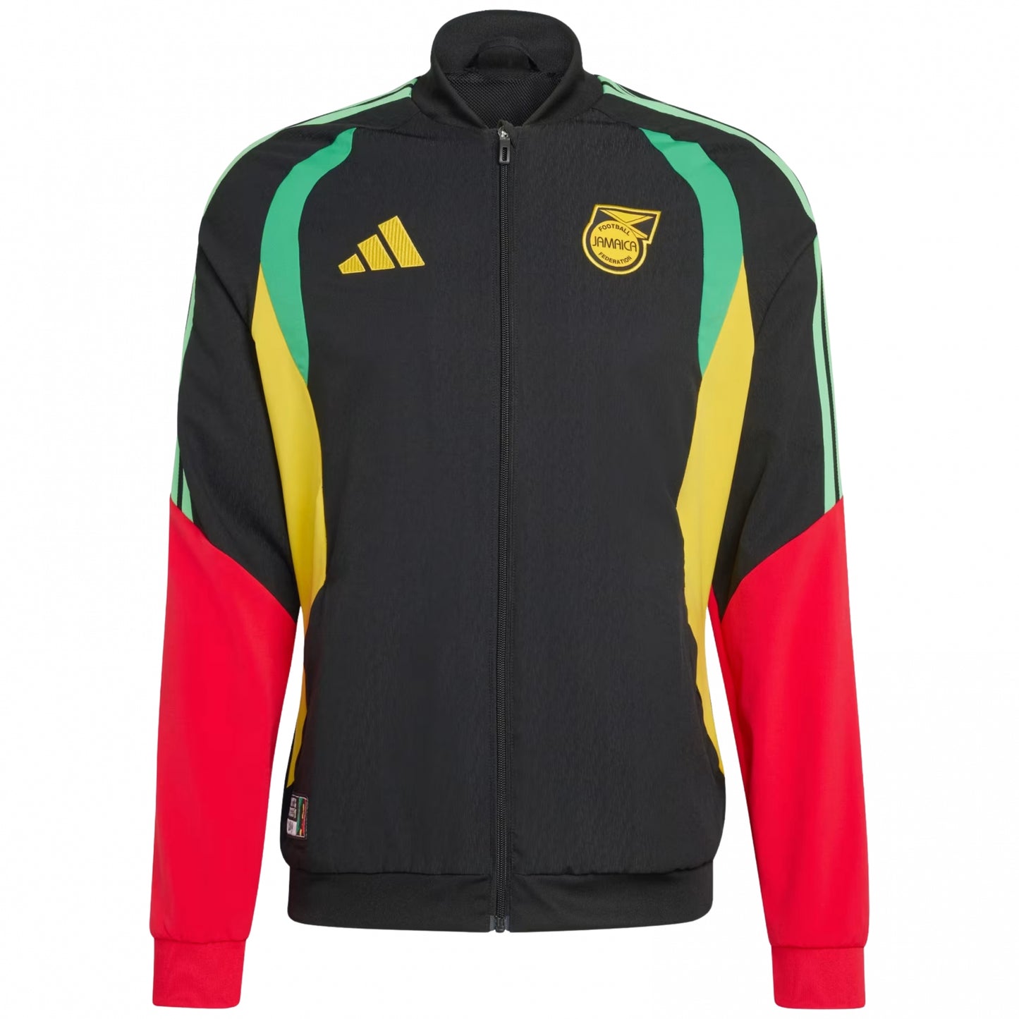 Felpa Adidas Jamaica Pre Match Jacket NERO