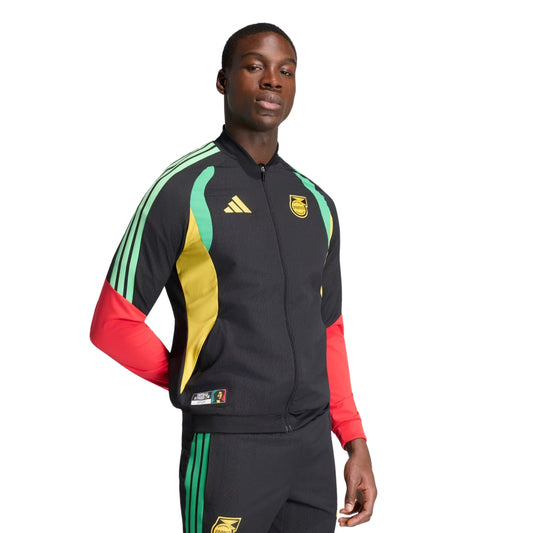 Felpa Adidas Jamaica Pre Match Jacket NERO