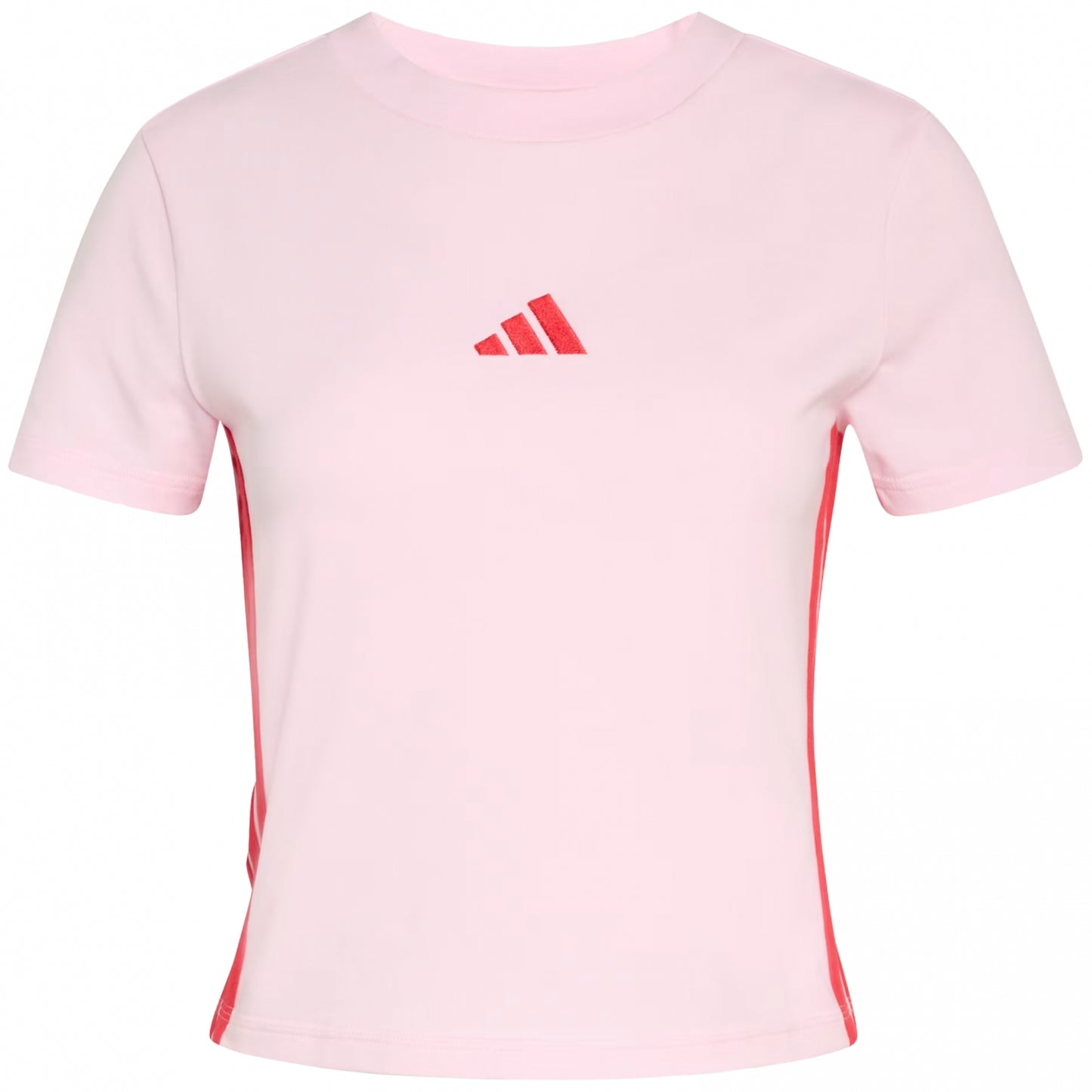 Maglietta Adidas 3 Stripe Baby Tee ROSA