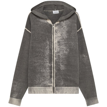 Felpa Amish Hood Zip Sprayed UNICO