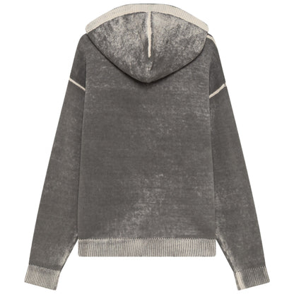 Felpa Amish Hood Zip Sprayed UNICO