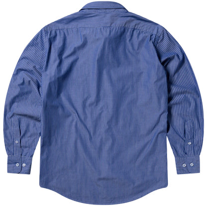 Camicia NoProblemo Ls Poplin Shirt BLU NAVY
