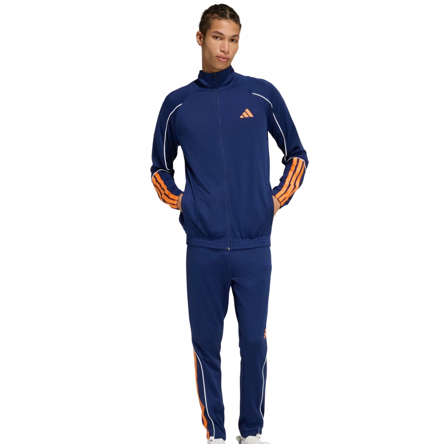 Tuta Adidas 3 Stripe Stadium Track Suit BLU