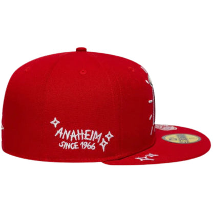 Cappello New Era 59Fifty MLB Scribble ANAANG UNICO