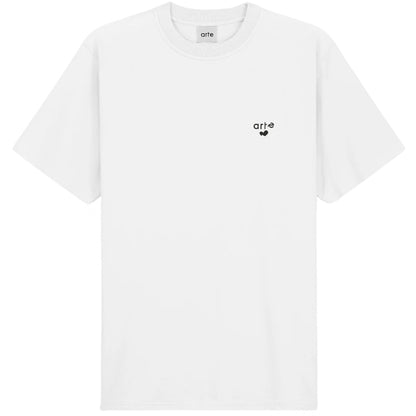 Maglietta Arte Hearth Logo Tee BIANCO