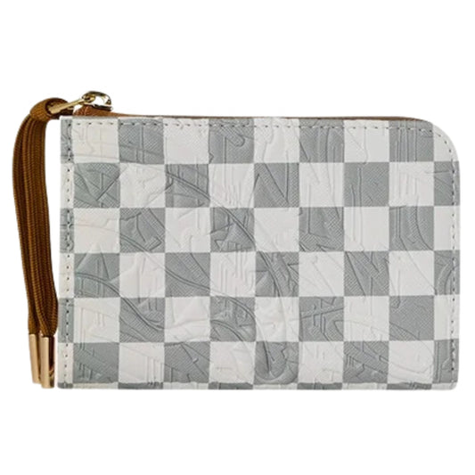 Portafoglio Sprayground Graff Embossed Cream Check UNICO