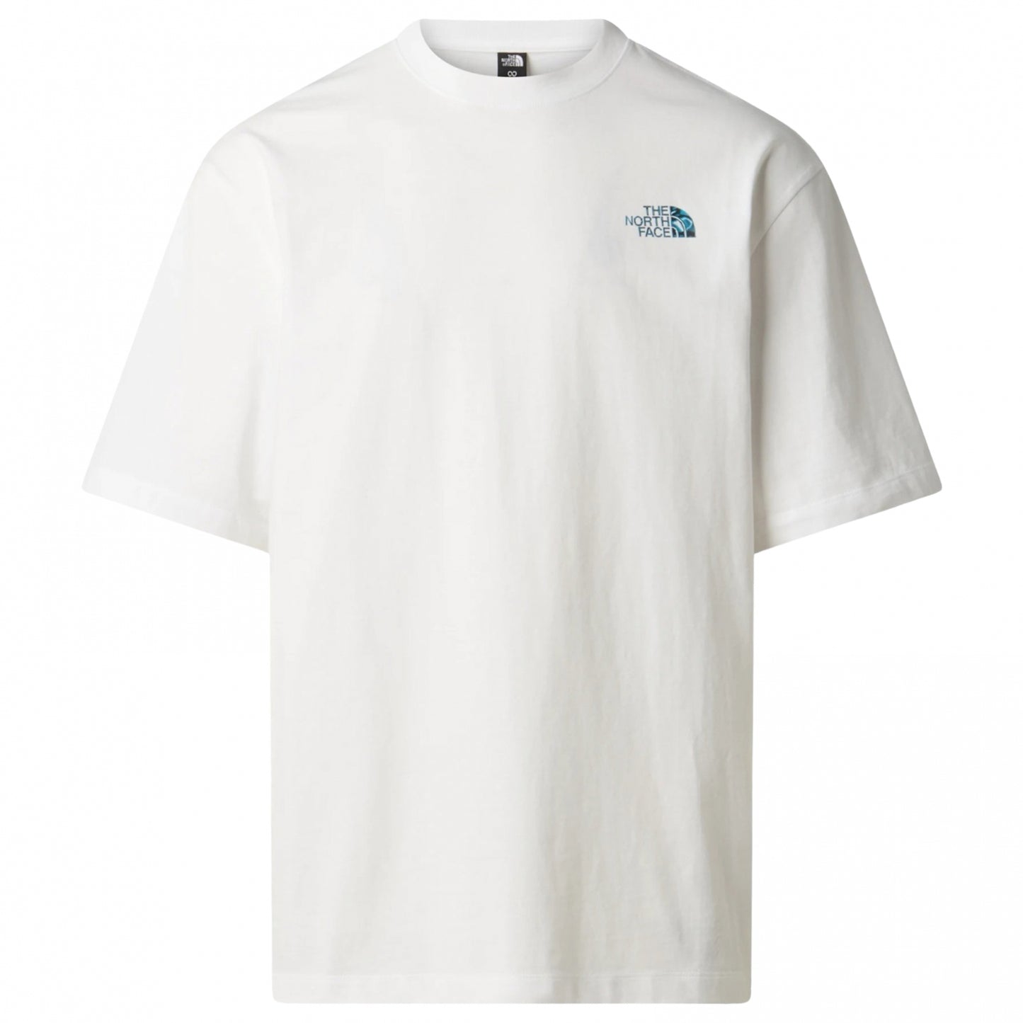 Maglietta TNF Liquid Box Never Stop Exploring SS T BIANCO