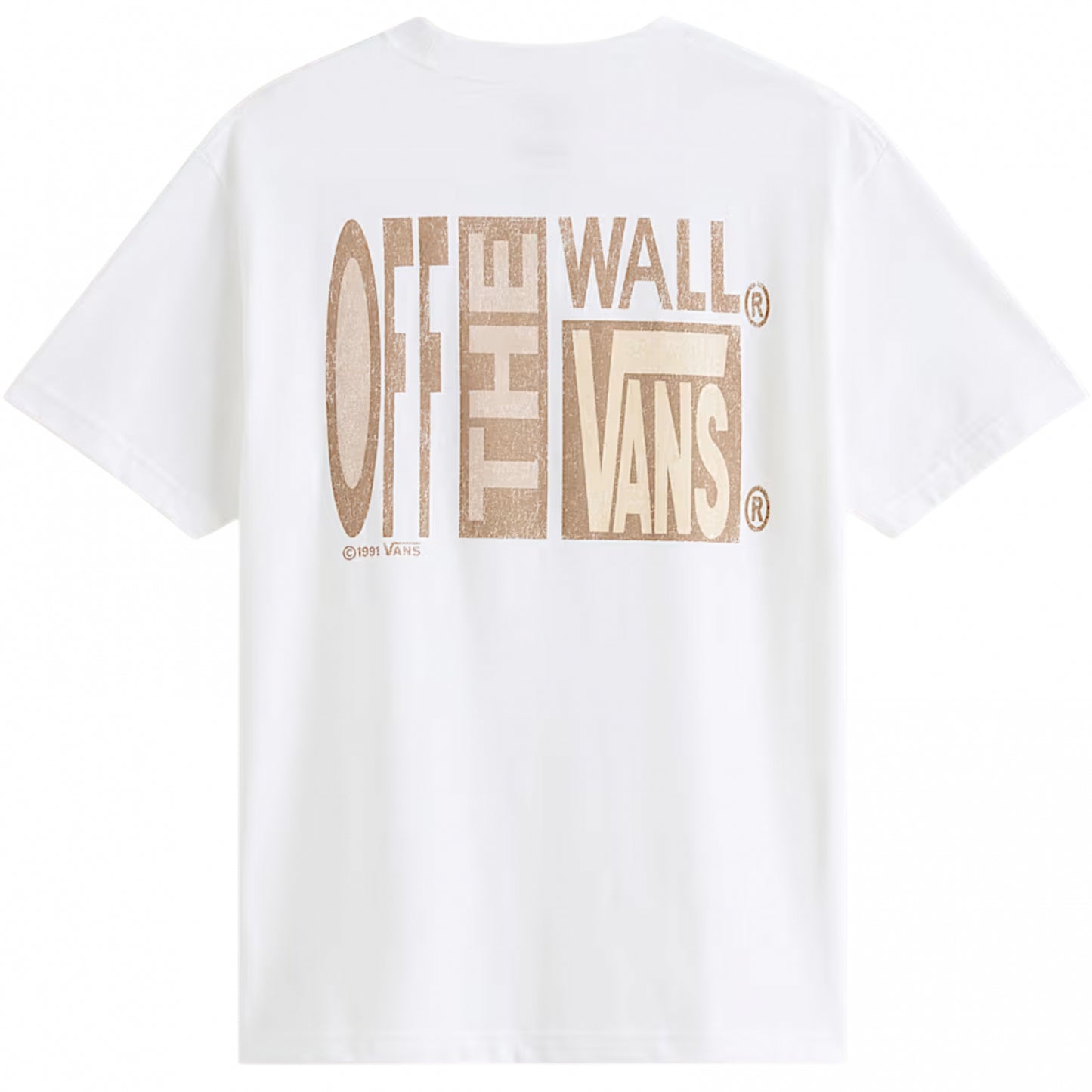 Maglietta Vans Stretch Stack Crackle Tee BIANCO