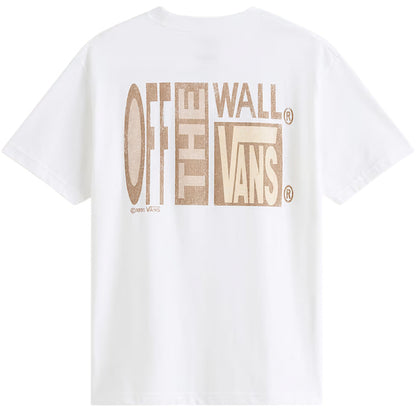 Maglietta Vans Stretch Stack Crackle Tee BIANCO