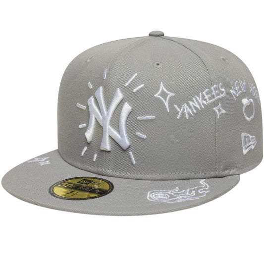 Cappello New Era 59Fifty MLB Scribble NEYYAN UNICO