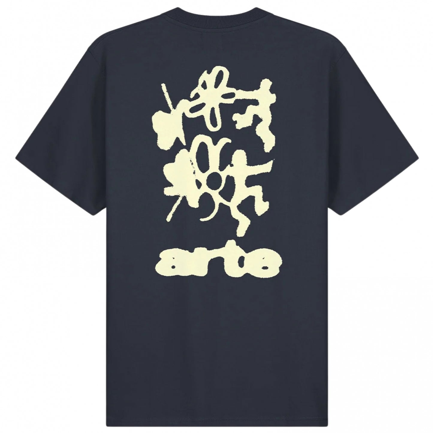 Maglietta Arte Blurry Back Print Tee