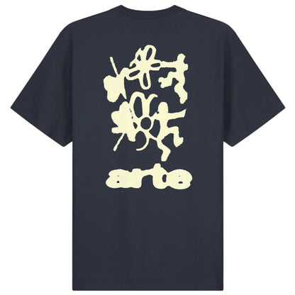 Maglietta Arte Blurry Back Print Tee