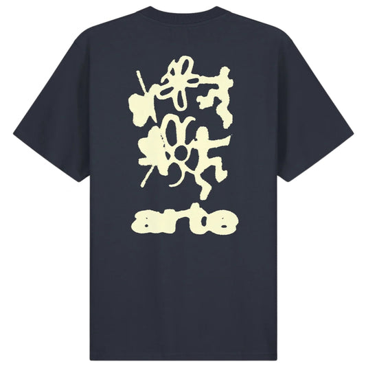 Maglietta Arte Blurry Back Print Tee