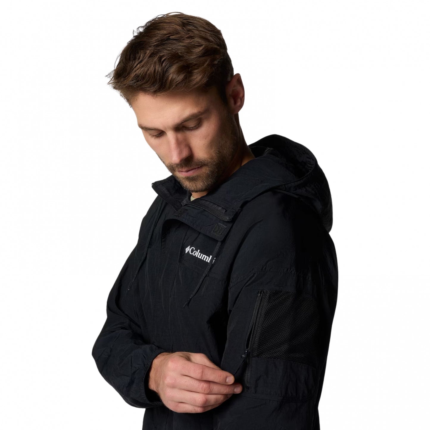 Giacca Columbia Challenger II Windbreaker NERO