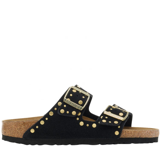 Sandalo Birkenstock Arizona Rivet NERO