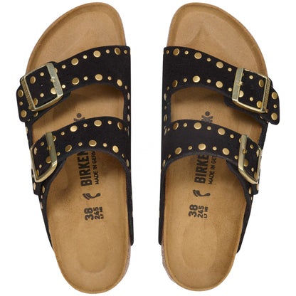 Sandalo Birkenstock Arizona Rivet NERO