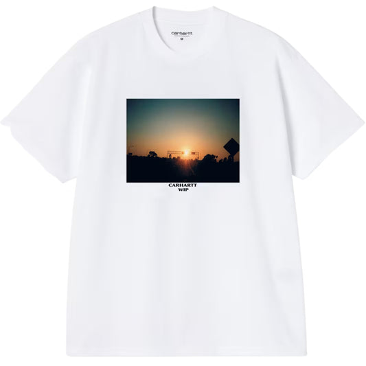 Maglietta Carhartt WIP S/S Warm Views Tee BIANCO